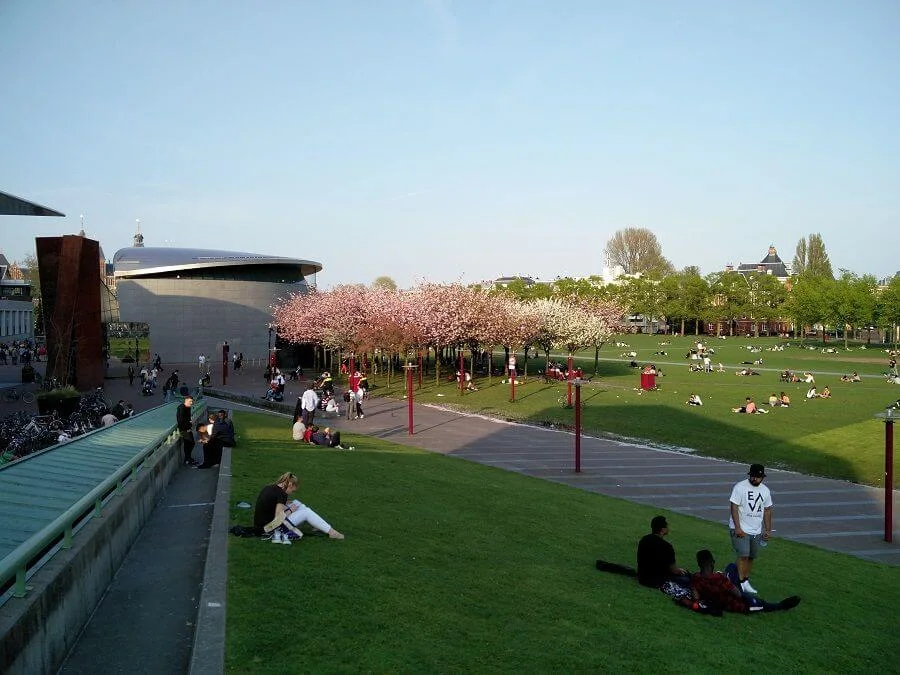 Museumplein in a morning