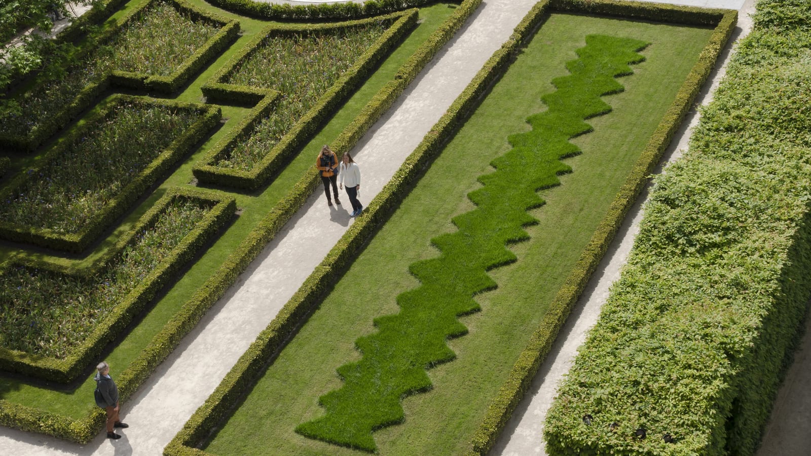 The gardens of the Rijksmuseum